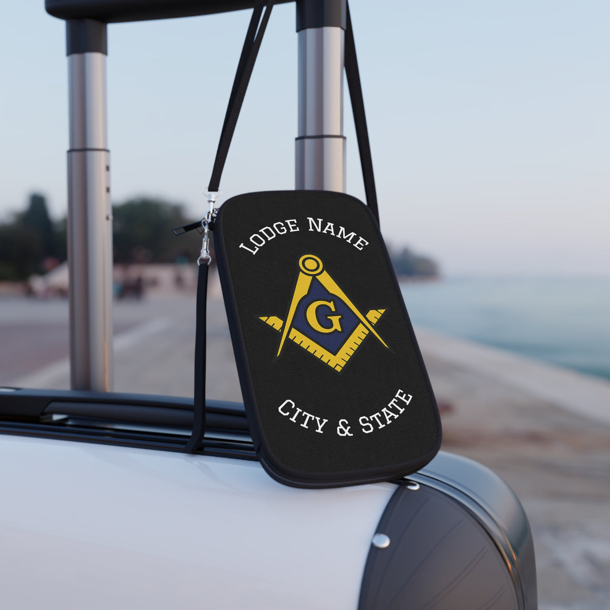 Master Mason Blue Lodge Passport Wallet - Customizable With Storage Pockets - Bricks Masons