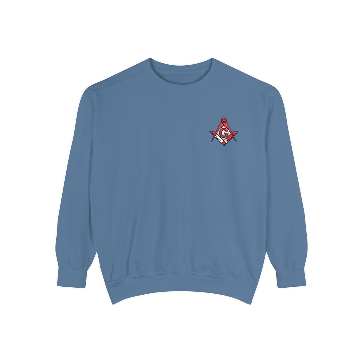 Master Mason Blue Lodge Canada Jurisdiction Sweatshirt - Embroidered S&C Canada Flag - Bricks Masons