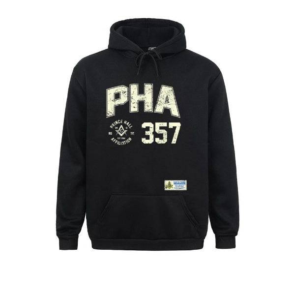 Master Mason Blue Lodge Hoodie - Prince Hall PHA 357 Square and Compass G - Bricks Masons