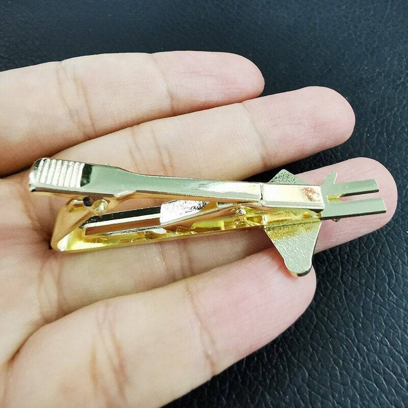 Master Mason Blue Lodge Tie Clip - Square & Compass - Bricks Masons