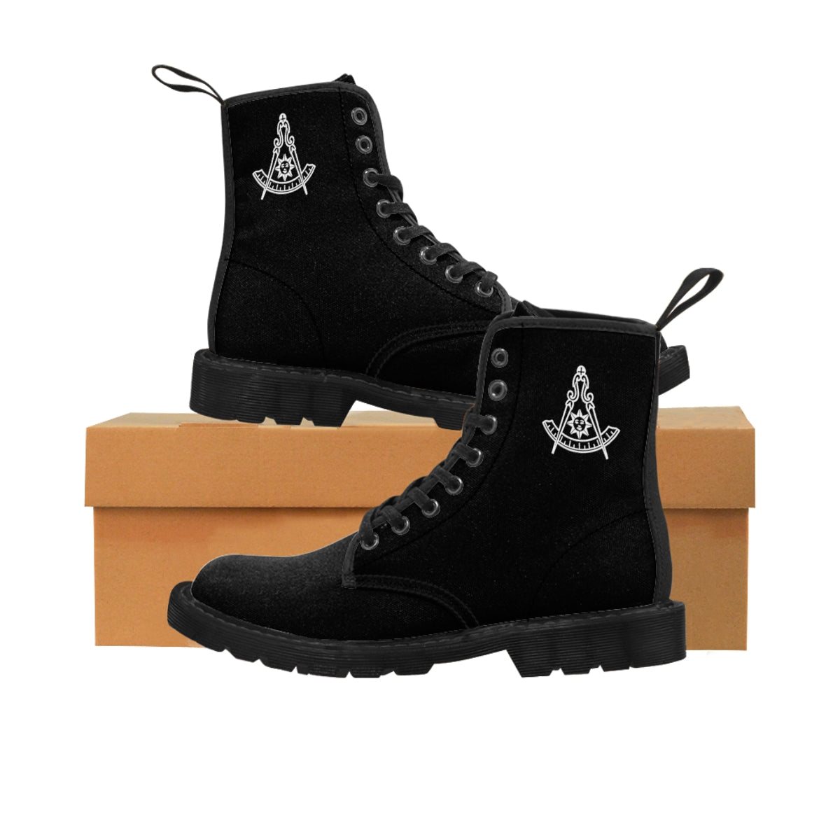 Past Master Blue Lodge California Regulation Boot - Red Triple Tau - Bricks Masons