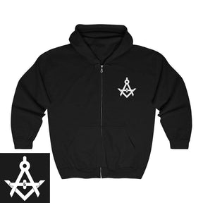 Master Mason Blue Lodge Hoodie - Various Colors Square & Compass G