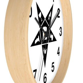 OES Clock - Wooden Frame