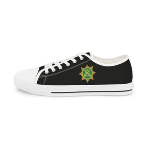 Knight Masons Sneaker - Low Top Sneaker Black & White - Bricks Masons