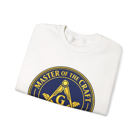 Master Mason Blue Lodge Sweatshirt - Square & Compasses with G Master of The Craft