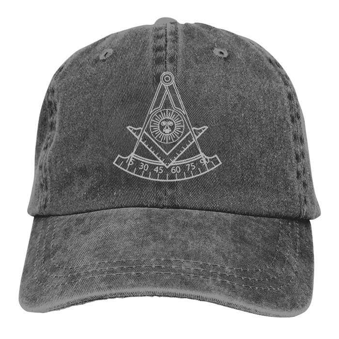 Past Master Blue Lodge California Regulation Baseball Cap - Various Colors - Bricks Masons