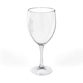 Master Mason Blue Lodge Wine Glass - Square & Compasses with J&B Pillars Emblem - Bricks Masons