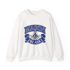 Master Mason Blue Lodge Sweatshirt - 2B1 ASK1 Square & Compass G