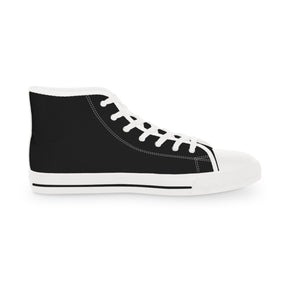 Red Cross of Constantine Sneaker - High Top Black & White - Bricks Masons