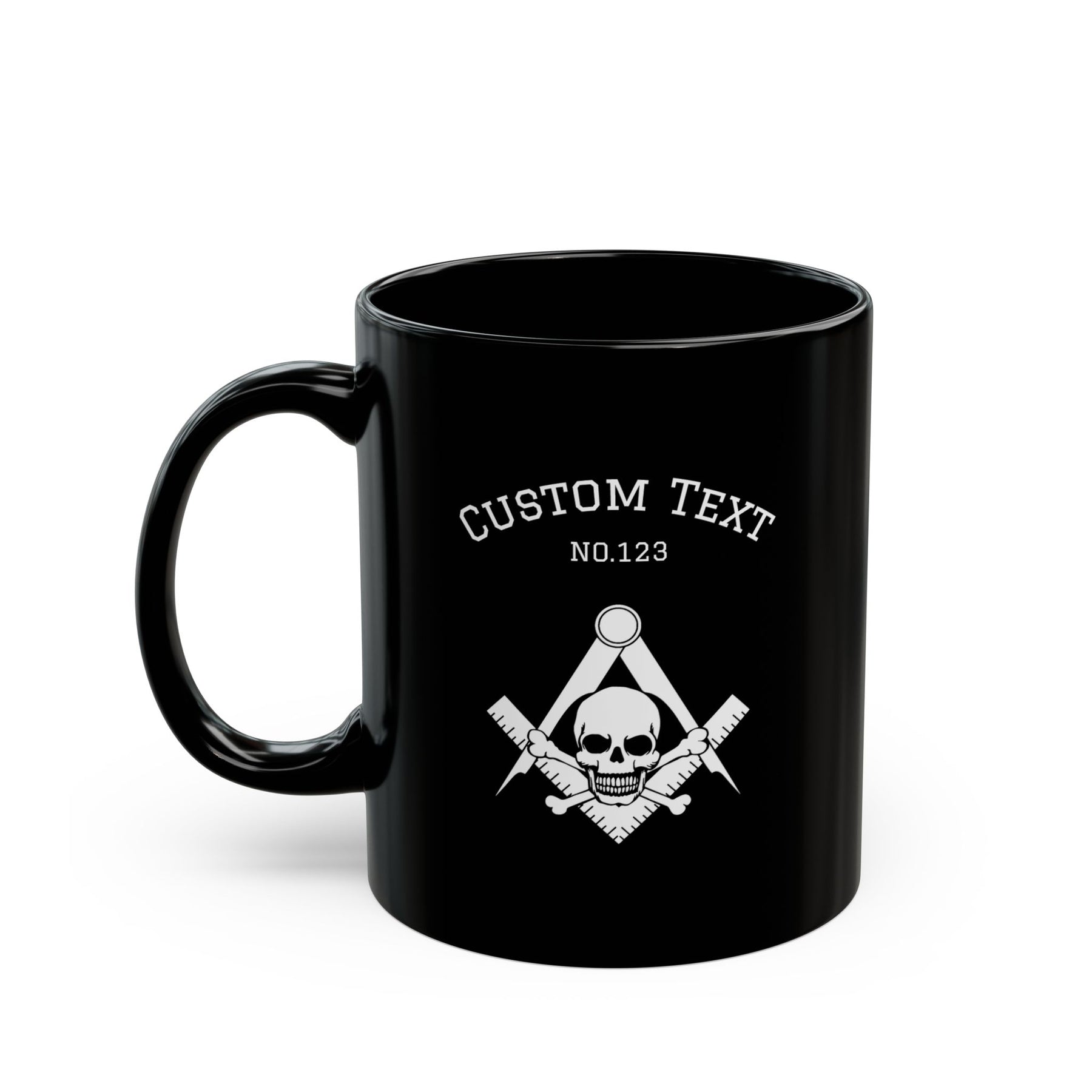 11oz Black Mug - Bricks Masons