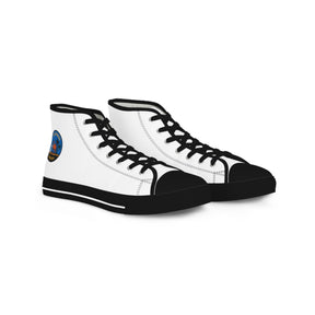 Queen of the South Sneaker - High Top Black & White - Bricks Masons
