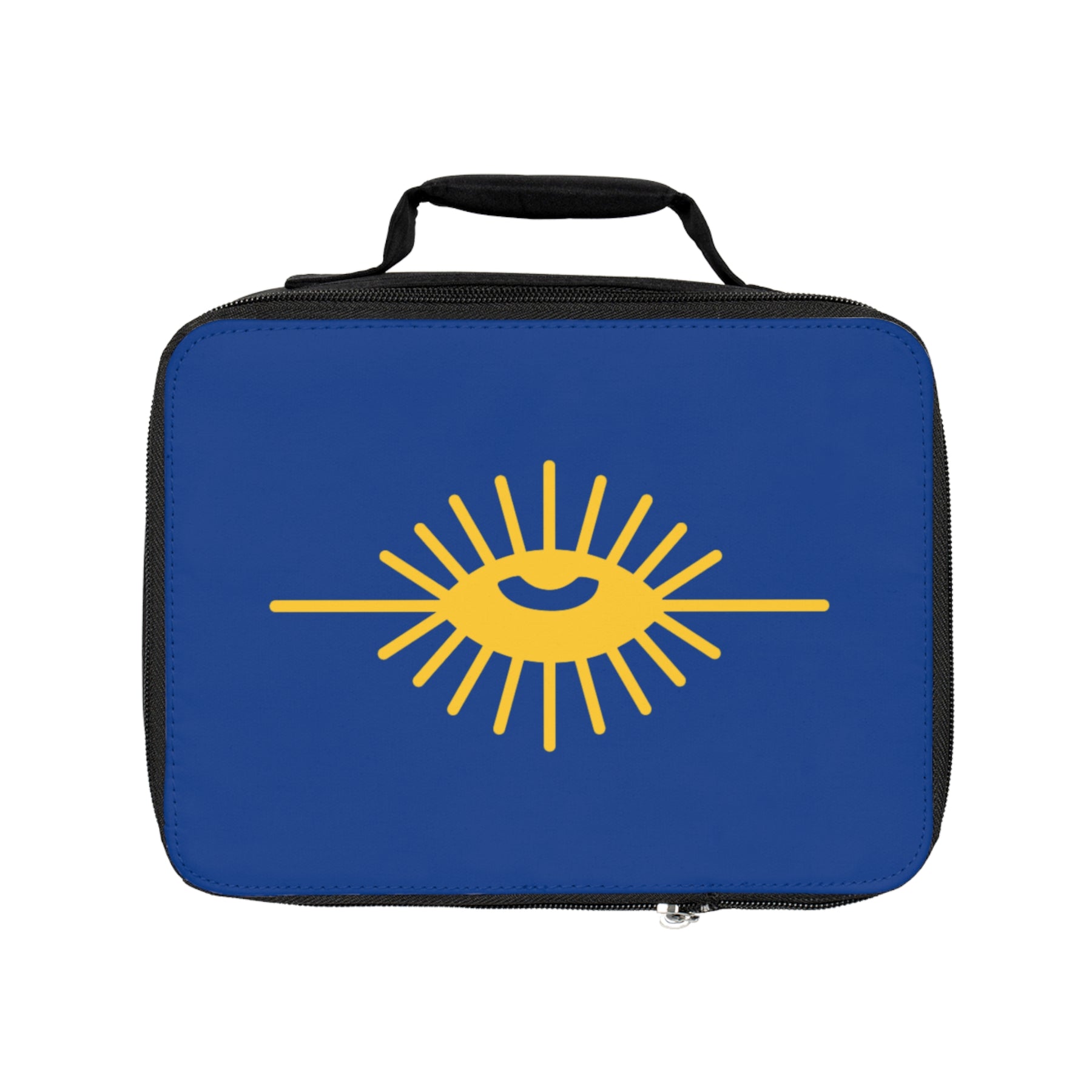 Knights of the All Seeing Eye Lunch Bag - Blue & Yellow Fully Insulated - Bricks Masons