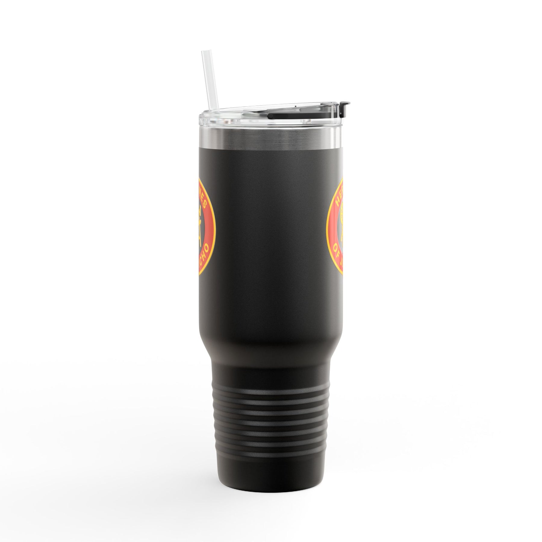 Heroines of Jericho Ringneck Tumbler - Red & Yellow Stainless Steel & Insulated - Bricks Masons