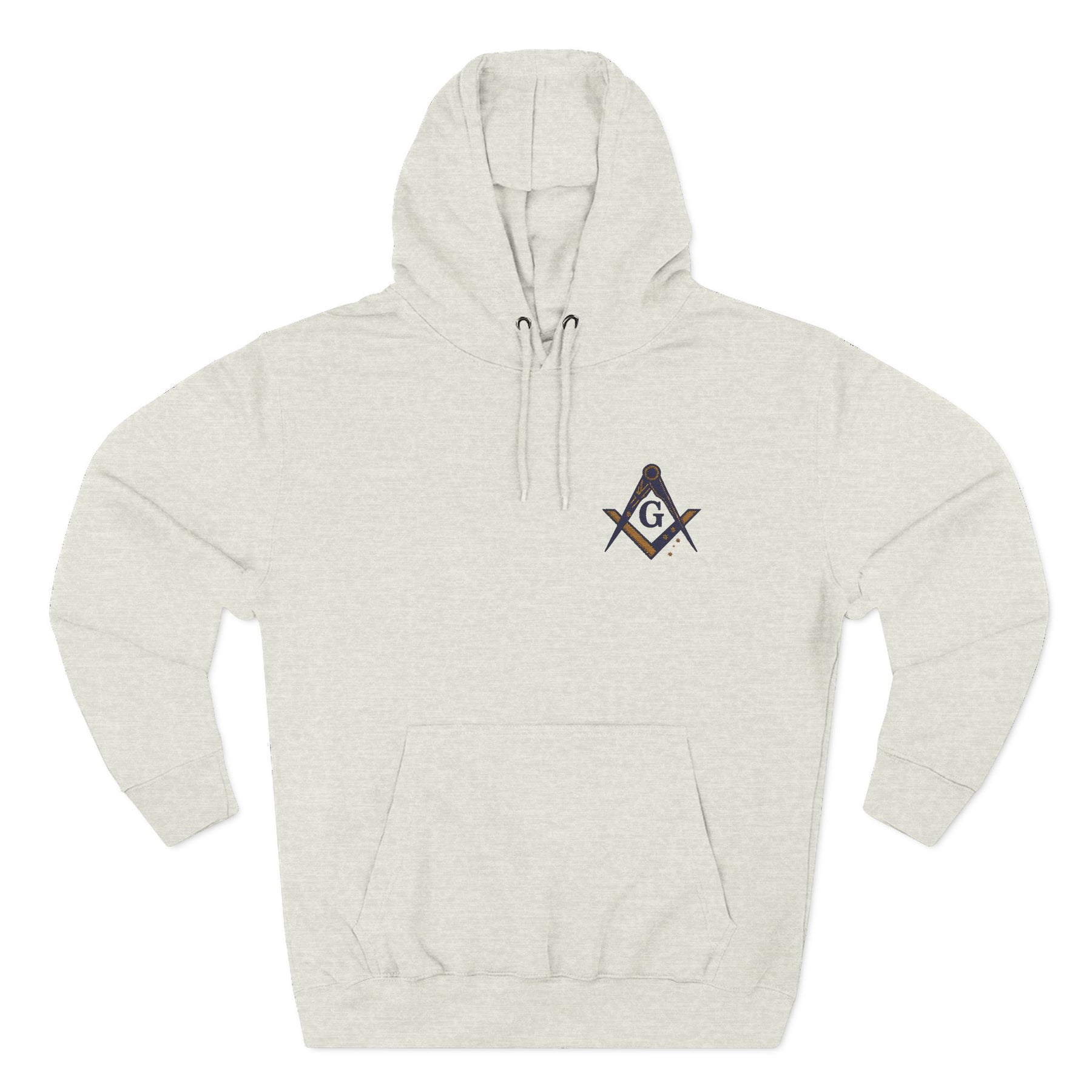 Master Mason Blue Lodge Australia Jurisdiction Hoodie - Stitched Chest Symbol - Bricks Masons