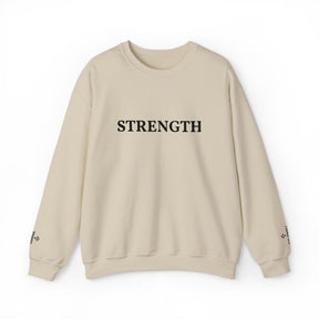 Master Mason Blue Lodge Sweatshirt -  Strength Front & Sleeves Embroidery - Bricks Masons