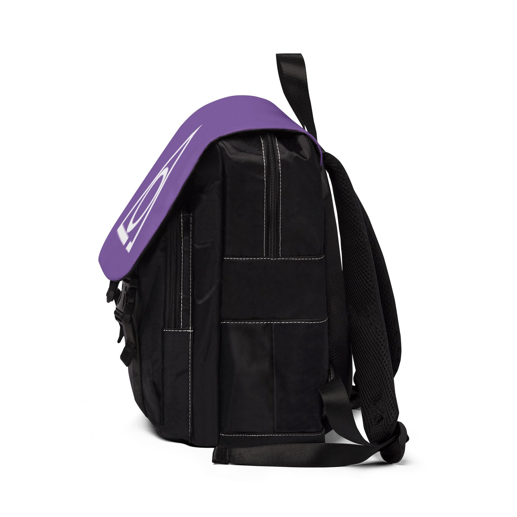 LOCOP Backpack - Purple Resistant Fabric With Adjustable Straps - Bricks Masons