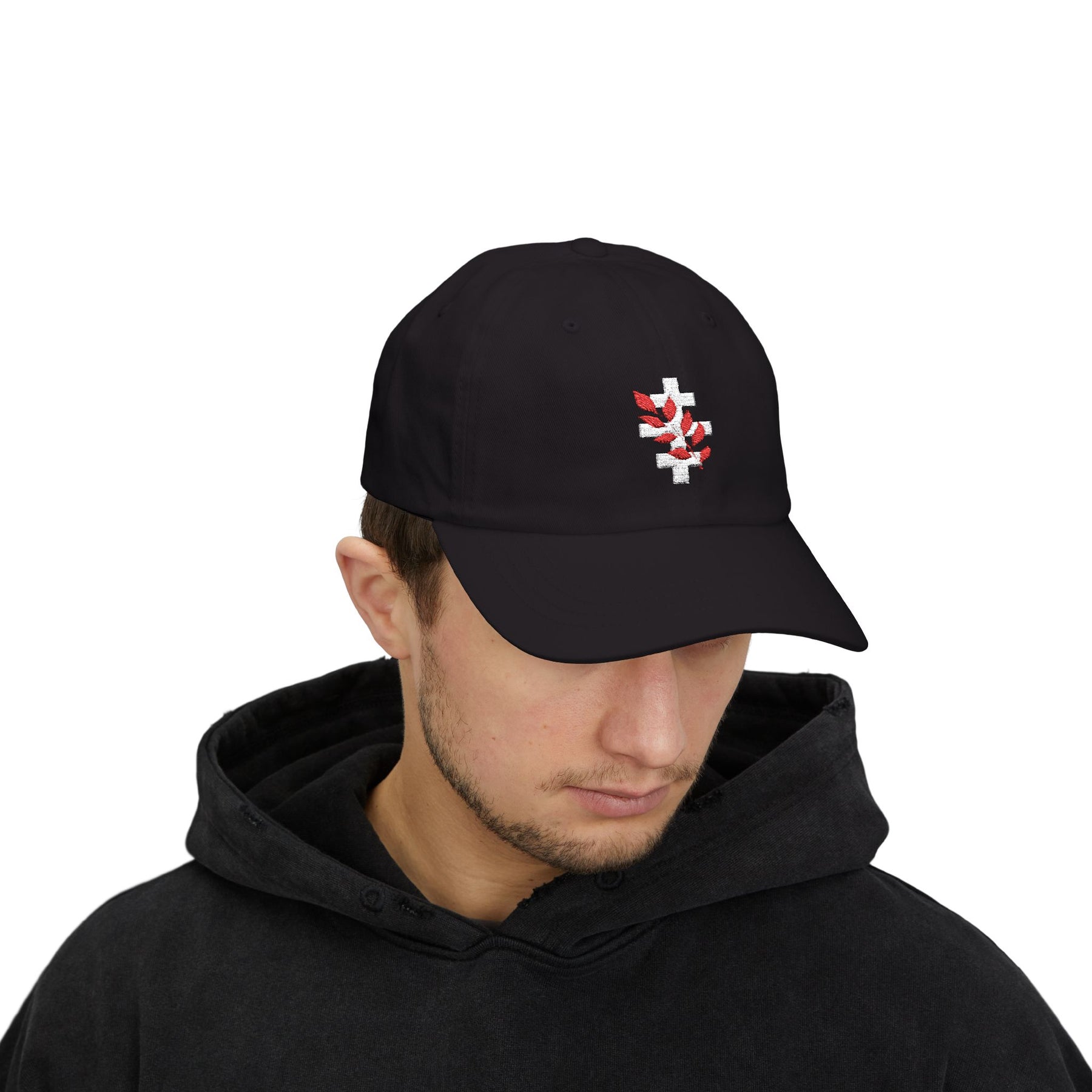 Red Branch of Eri Baseball Cap - Cotton red & White Emblem Various Colors - Bricks Masons