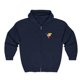 Knights of Pythias Hoodie - Zip Up Jacket Two-Side Embroidery - Bricks Masons