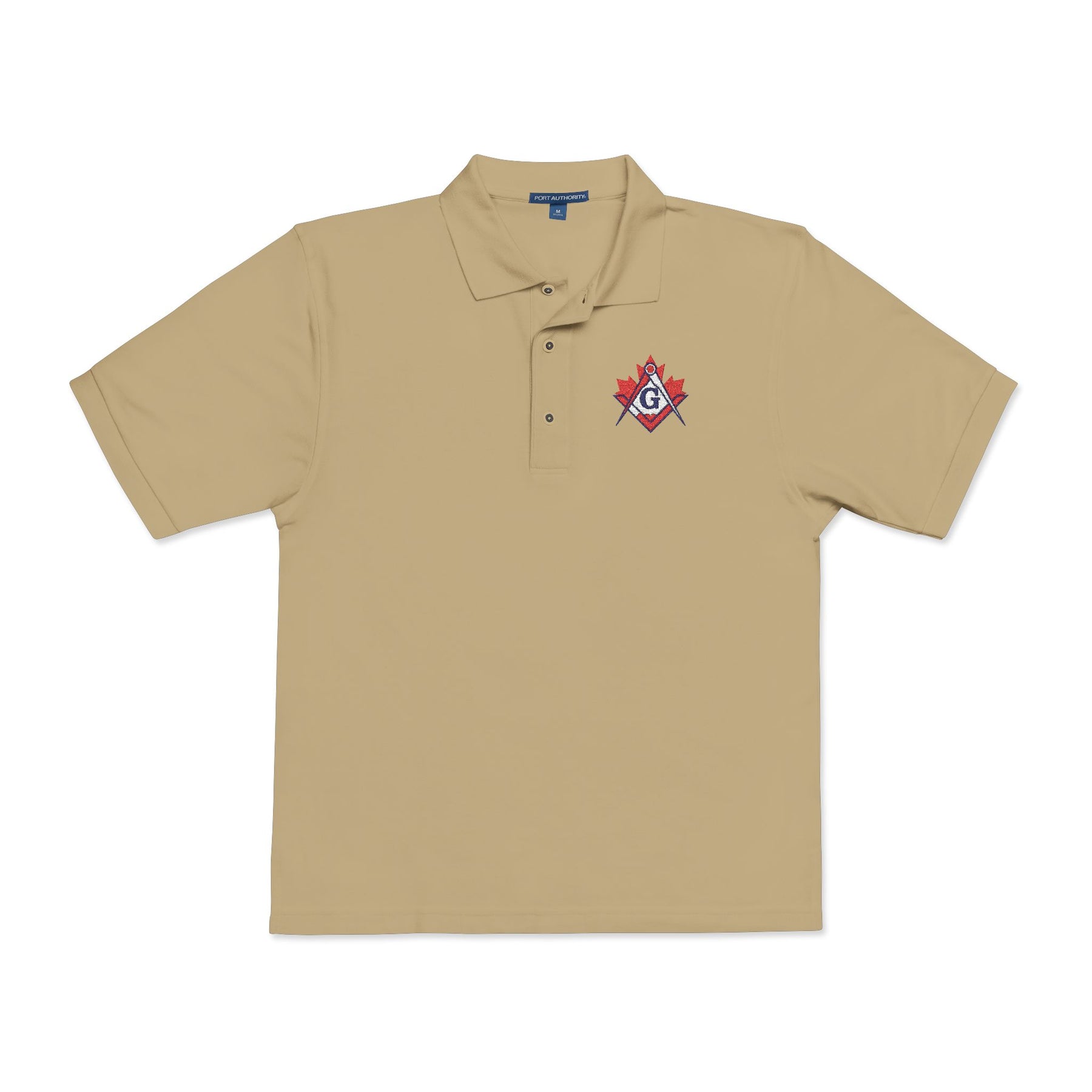 Master Mason Blue Lodge Canada Jurisdiction Polo Shirt - Various Sizes & Colors - Bricks Masons