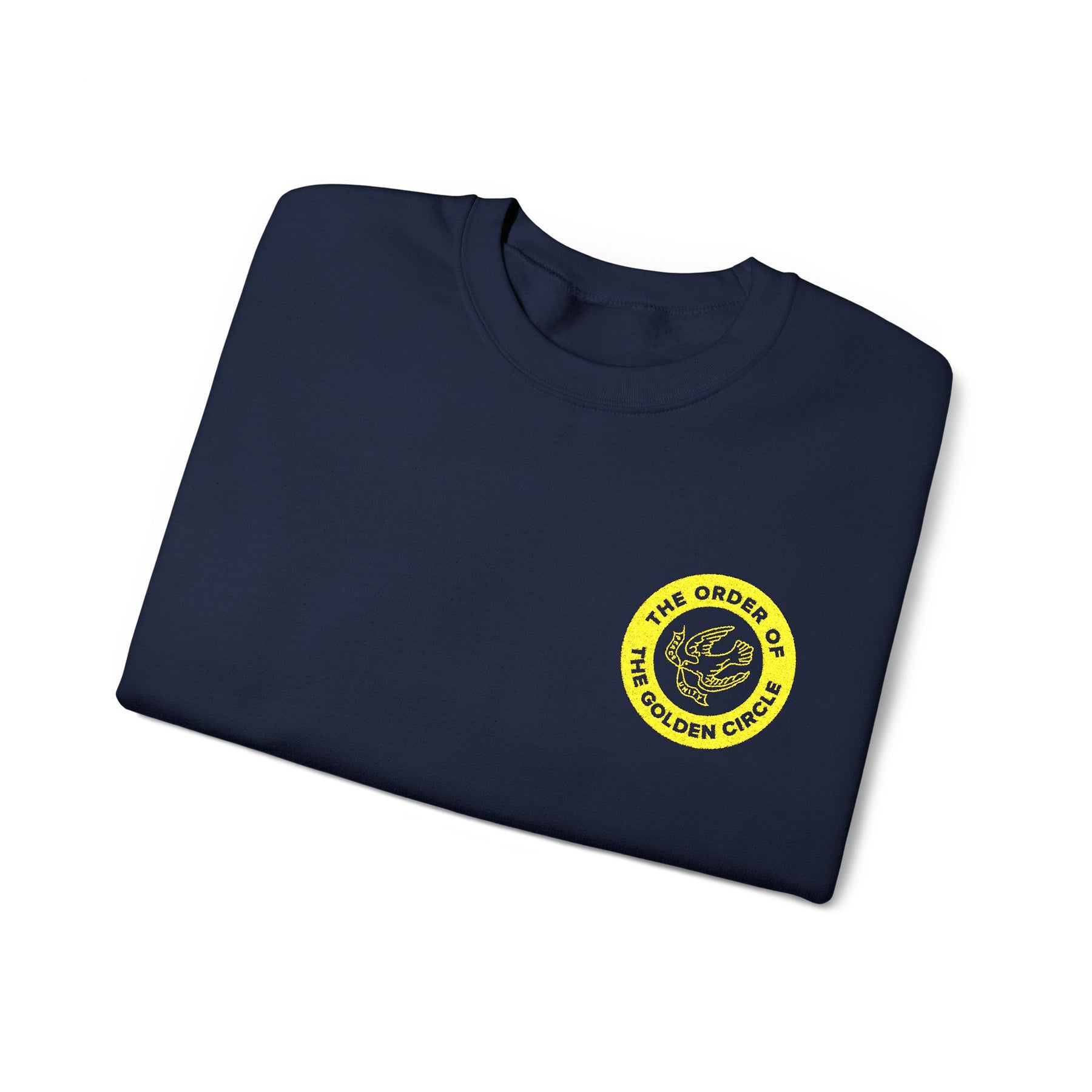 Order of the Golden Circle Sweatshirt - Crewneck Embroidered Front Design - Bricks Masons