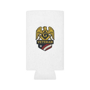 Master Mason Blue Lodge Can Cooler - Veteran Mason Square & Compass G - Bricks Masons