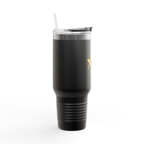 Master Mason Blue Lodge Ringneck Tumbler - Golden Square & Compass G Emblem