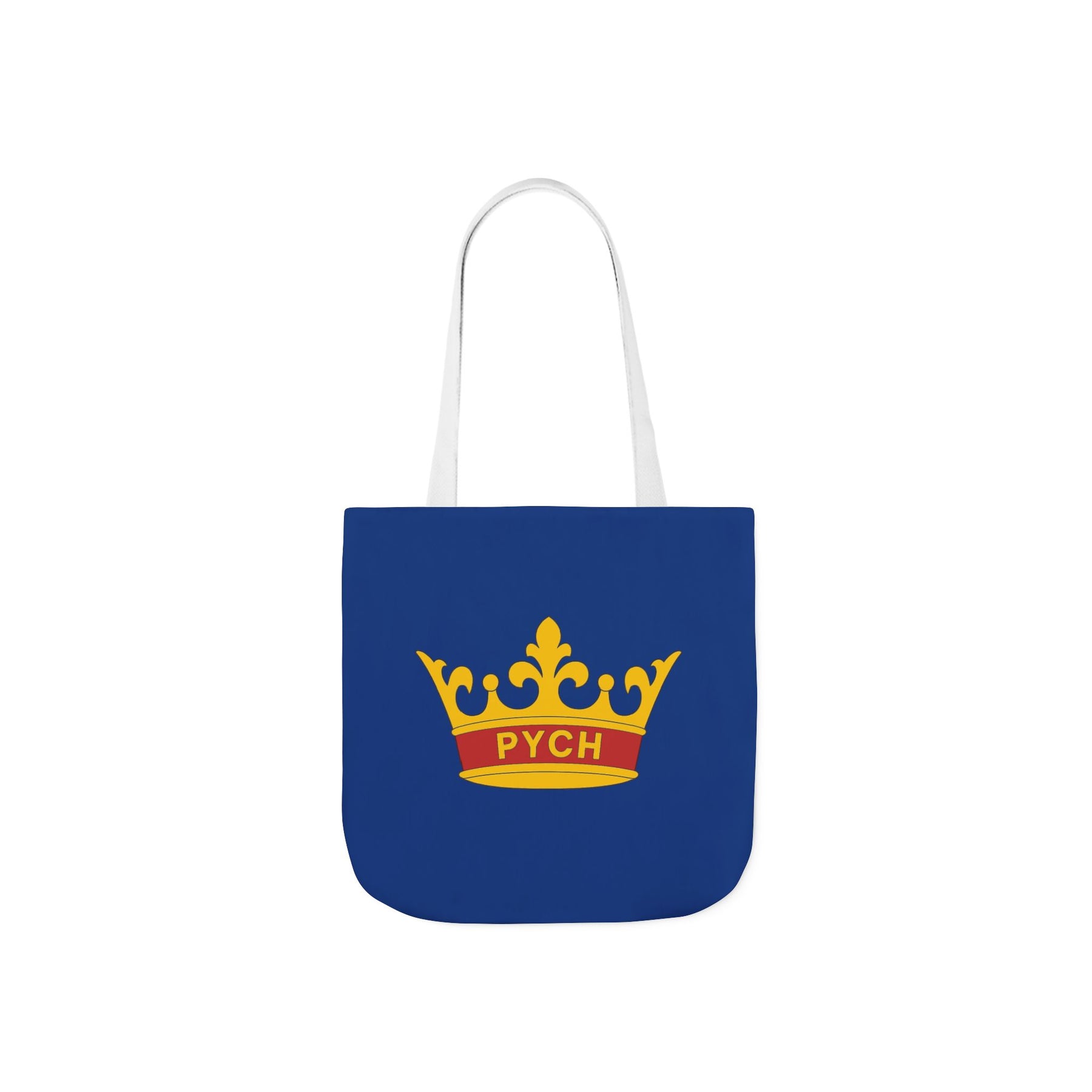 PYCH Tote Bag - Printed Blue Polyester - Bricks Masons