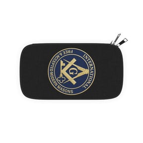International Masons Passport Wallet - Free & Accepted Masons With Shoulder & Wrist Strap - Bricks Masons
