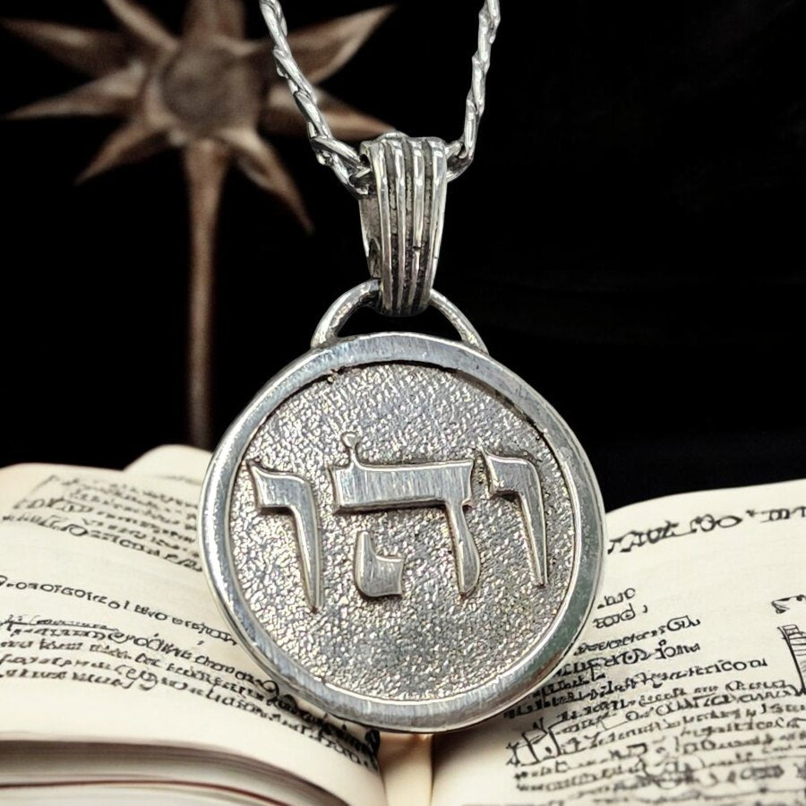 I said Kabbalah TIME TRAVEL Vav Hei Vav Name of God 01 VEHUIAH silver 2.5 Cm 9 Gr Art 1588 - Bricks Masons