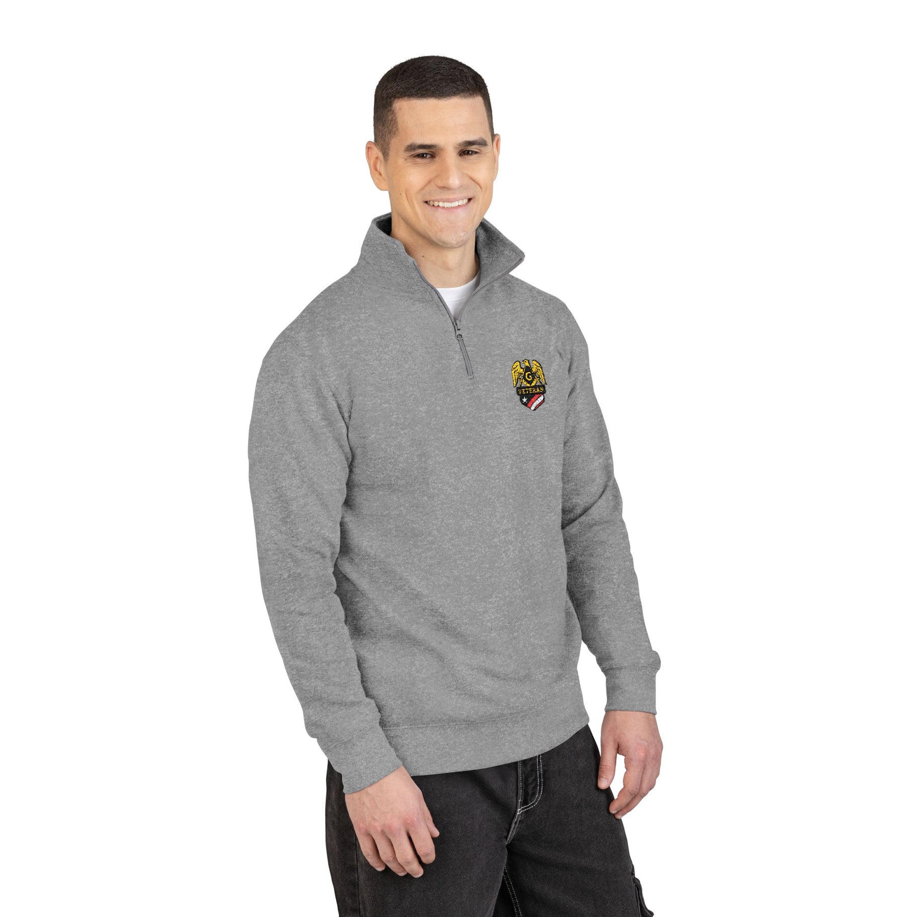 Master Mason Blue Lodge Sweatshirt - S&C G Veteran Mason Embroidery