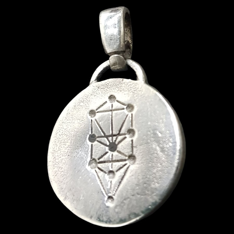 I said Kabbalah Acts of Love Alef Num Num Name of God 53 NANAEL in silver 2.5 Cm 9 Gr Art 1765 - Bricks Masons