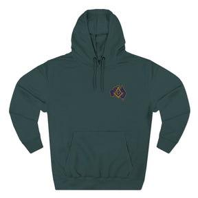 Master Mason Blue Lodge Australia Jurisdiction Hoodie - Signature Front Detail - Bricks Masons