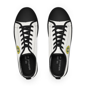 Royal Order of Scotland Sneaker - Low Top Sneaker Black & White Sole - Bricks Masons