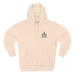 St. Lawrence The Martyr Hoodie - Stitched Front Insignia - Bricks Masons