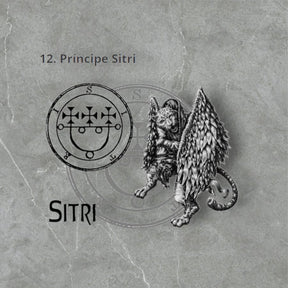 I wove the 12th Demon Prince Sitri and the Secret Seal of Solomon, the 72nd Demon, the Lesser Key of Solomon, and the Goetia. In Silver, 3 x 2.5 cm, 12 g. Art. 1871 - Bricks Masons