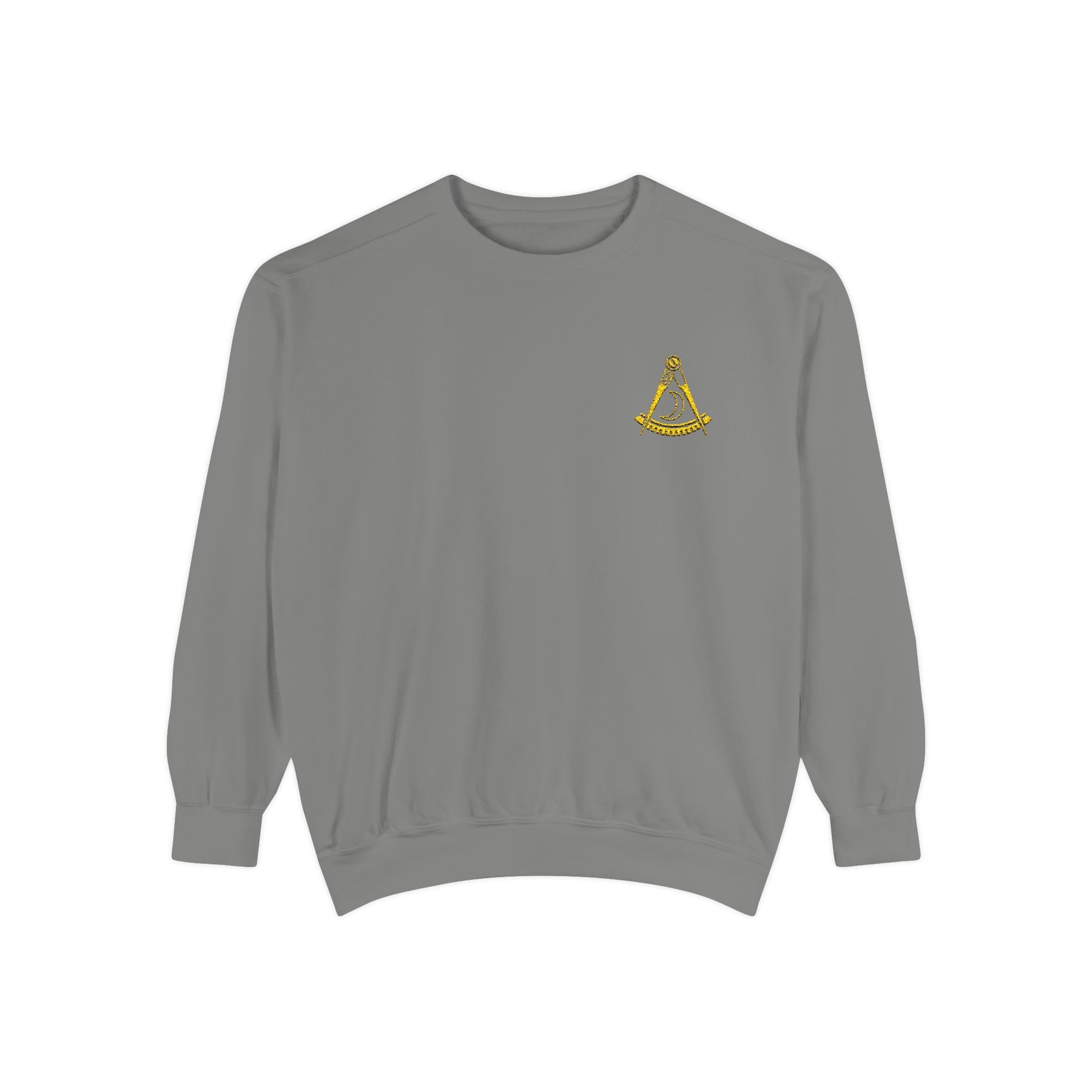 District Deputy Grand Master Blue Lodge Sweatshirt - Stitched Square & Compass with Star - Bricks Masons