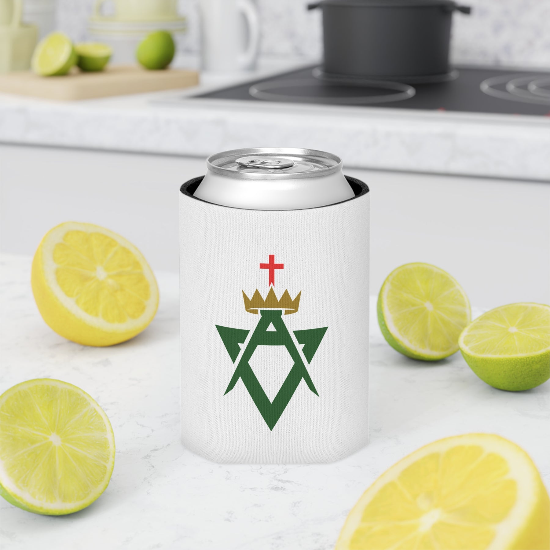 Allied Masonic Degrees Can Cooler - Green & White - Bricks Masons