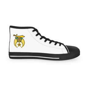Daughters of Sphinx Sneaker - High Top Black & White - Bricks Masons