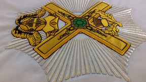 29th Degree Scottish Rite Banner - Handmade Bullion Embroidery - Bricks Masons