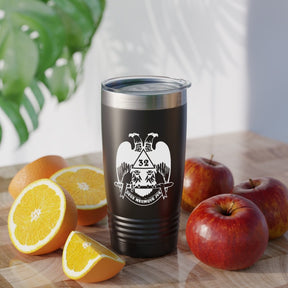 32nd Degree Scottish Rite Ringneck Tumbler - Wings Down Various Colors