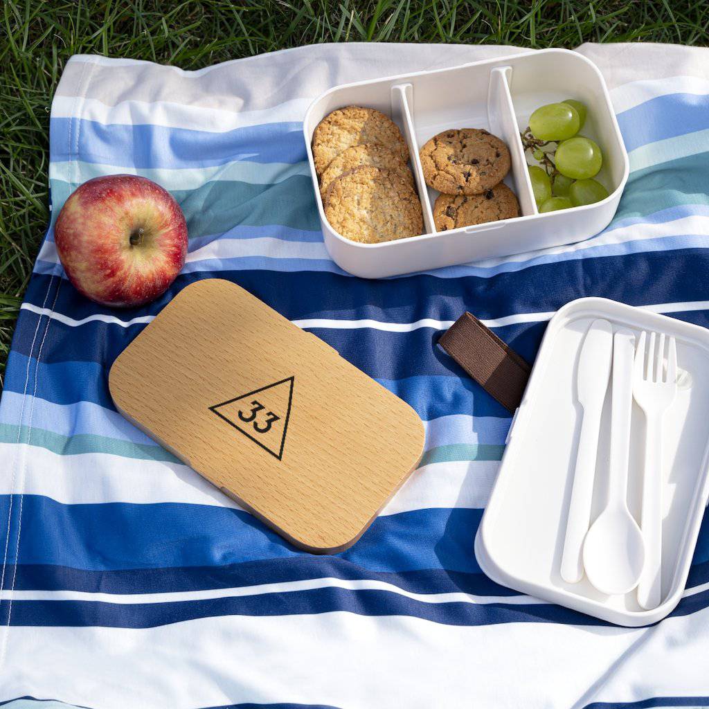 33rd Degree Scottish Rite Lunch Box - Wooden Lid