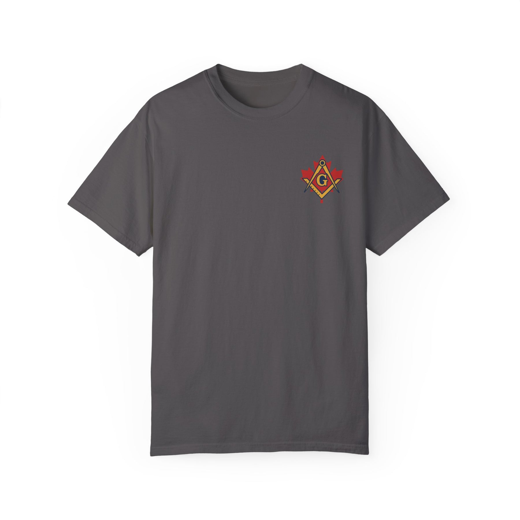 Master Mason Blue Lodge Canada Jurisdiction T-Shirt - Canada Mason Square & Compass G - Bricks Masons