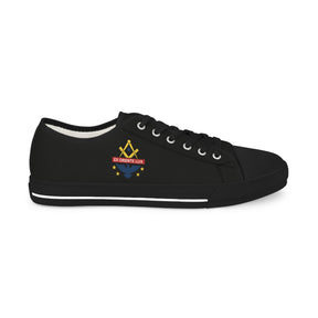 National Sojourners Sneaker - Low Top Sneaker Black & White - Bricks Masons
