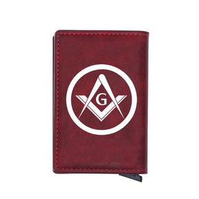 Master Mason Blue Lodge Wallet - Various Colors - Bricks Masons