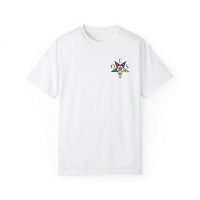 OES T-Shirt - Garment-Dyed Tee OES Star Various Colors - Bricks Masons