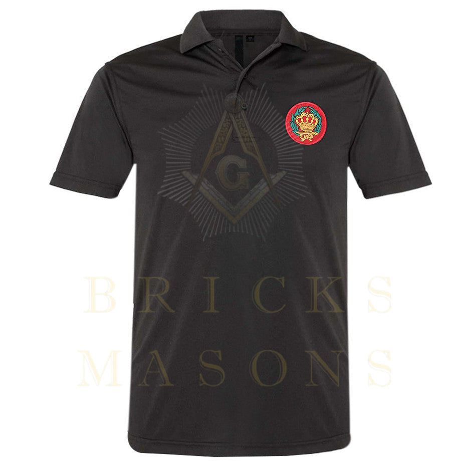 Order of the Amaranth Polo Shirt - Various Colors - Bricks Masons