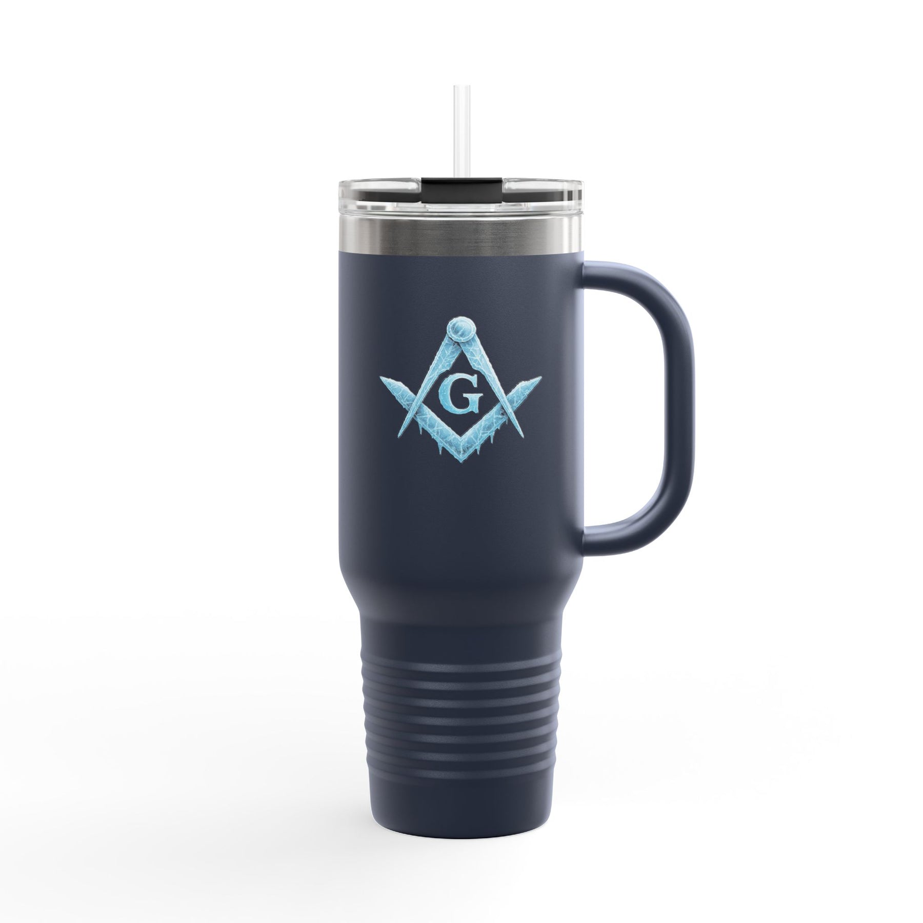 Master Mason Blue Lodge Ringneck Tumbler - Frosty Square & Compass G Design