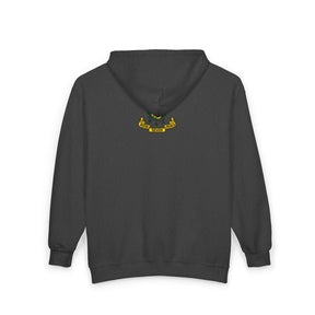 Rose of Seven Seals Hoodie - Zip Up Jacket Chest and Back Embroidery - Bricks Masons