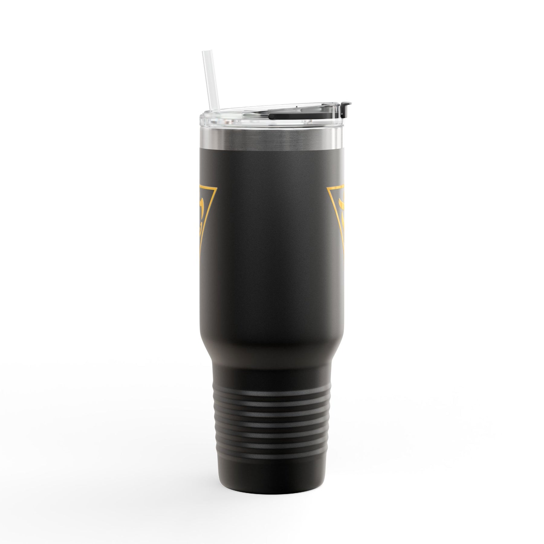 Grand Tiler of Solomon Ringneck Tumbler - White Stainless Steel & Insulated 40oz - Bricks Masons