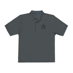 St. Lawrence The Martyr Polo Shirt - Embroidered Black Emblem Various Colors - Bricks Masons